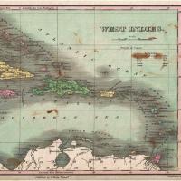 Map of the West Indies