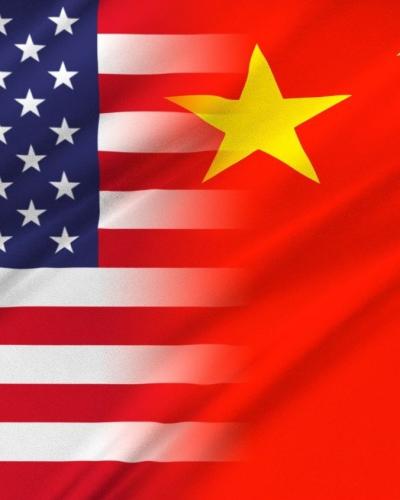 USA & China flags