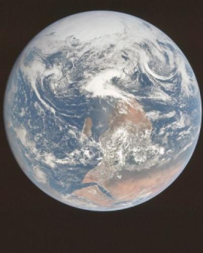 Apollo 17 Blue Marble Moon